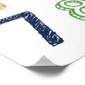 Nummers 123 Poster (Hoek)