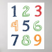 Nummers 123 Poster (Voorkant)