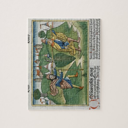 Nummers 13 23 De druiven van Eschol uit de "Nure" Legpuzzel (Verticaal)