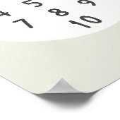 Nummers 1-10 tellen Poster & Prints (Hoek)