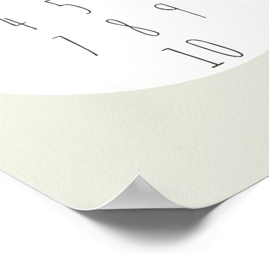 Nummers 1-10. Tellen. POSTER & PRINTS (Hoek)