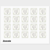 nummers 1-10 tellen Stickers & Labels (Vel)