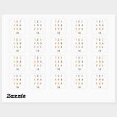nummers 1-10 tellen Stickers Labels educatief (Vel)