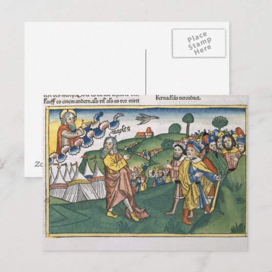 Nummers 1 1-20 Voorbereiding van de reis van Moun Briefkaart (Voorkant / Achterkant)