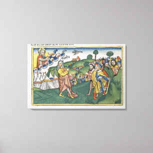 Nummers 1 1-20 Voorbereiding van de reis van Moun Canvas Afdruk