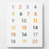 Nummers 1-20 fotoplaat (Voorkant)