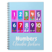 Nummers 1 tot 10 Early Mathematics Notitieboek (Voorkant)