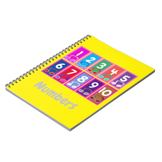 Nummers 1 tot 10 Early Mathematics Notitieboek (Linkerzijde)