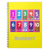 Nummers 1 tot 10 Early Mathematics Notitieboek (Voorkant)