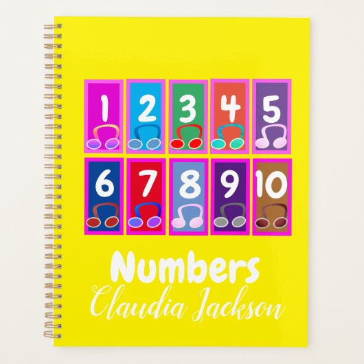 Nummers 1 tot 10 Early Mathematics Teacher Planner (Voorkant)