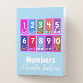 Nummers 1 tot 10 map wiskunde docent