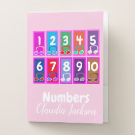 Nummers 1 tot 10 map wiskunde docent