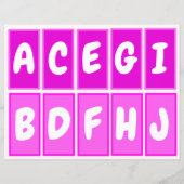 Nummers 1 tot en met 9 naar Praktijkparen van tien (Achterkant)