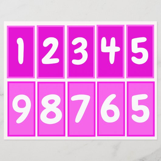 Nummers 1 tot en met 9 naar Praktijkparen van tien (Voorkant)