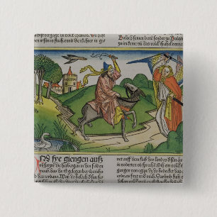 Nummers 22 20-35 Balaam's praatkont, van de 'N Vierkante Button 5,1 Cm