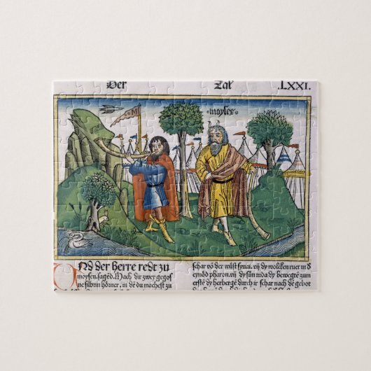 Nummers 2 De toewijzing van het kamp aan de Israël Legpuzzel (Horizontaal)