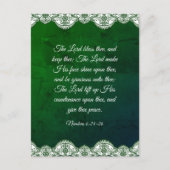 Nummers 6:24-26 briefkaart (Voorkant)