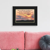 Nummers 6:24-26 Christelijk Poster Canvas Afdruk (Insitu (Woonkamer))