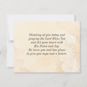 Nummers 6:24-26 De Heer zegene u Bijbel Vlakke Kaa (Achterkant)