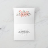 Nummers 6 24-26 De Heer zegent U Bijbelvers Bedankkaart (Binnen)