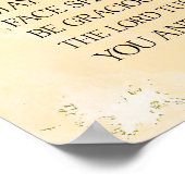 Nummers 6:24-26 De Heer zegent U Bijbelvers Poster (Hoek)