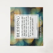 Nummers 6:24-26 DE LORD BLESS JOU Church Wandkleed (Voorkant)