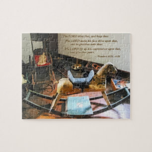 Nummers 6:24-26 De LORD zegene u, en houdt het Legpuzzel