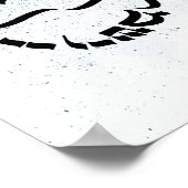 Nummers 6:24-26, de priesterzeggende, Calligrafie Poster (Hoek)