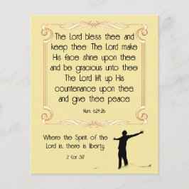 Nummers 6:24-26 flyer