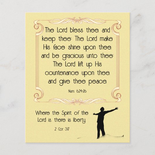 Nummers 6:24-26 flyer (Voorkant)