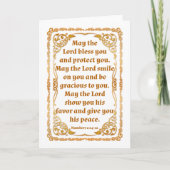 Nummers 6:24-26 kaart (Voorkant)