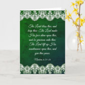 Nummers 6:24-26-kaart kaart (Gele Bloem)