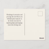 Nummers 6 24-26 Lord Bless You Floral Waterverf Briefkaart (Achterkant)