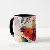 Nummers 6 24-26 Lord Bless You Floral Waterverf Mok (Voorkant links)