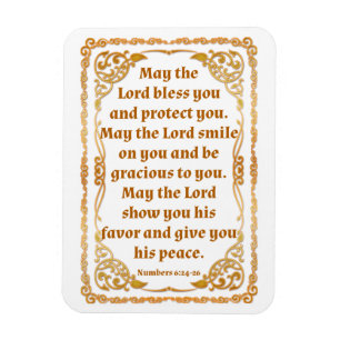 Nummers 6:24-26 Magnet Magneet