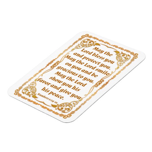 Nummers 6:24-26 Magnet Magneet (Linkerzijde)