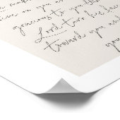 Nummers 6:24-26 Minimale Boho Beige Arch Script Poster (Hoek)