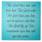 Nummers 6:24-26 tegeltje (Voorkant)