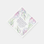 Nummers 6:24-26 The Lord Bless You, Bijbelse Verse Servet (Hoek)