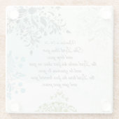 Nummers 6 24-26 The Lord Bless You,  Glazen Onderzetter (Achterkant)