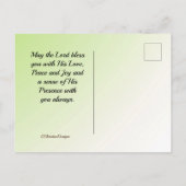 Nummers 6 24-26 The Lord Bless You Irish Design Briefkaart (Achterkant)