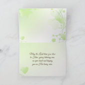 Nummers 6 24-26 The Lord Bless You Irish Design Kaart (Binnen)