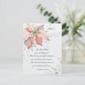 Nummers 6:24-26 The Lord Bless You Kerstmis Briefkaart (Staand voorkant)