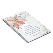 Nummers 6:24-26 The Lord Bless You Kerstmis Notitieboek (Rechterzijde)