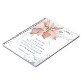 Nummers 6:24-26 The Lord Bless You Kerstmis Notitieboek (Linkerzijde)