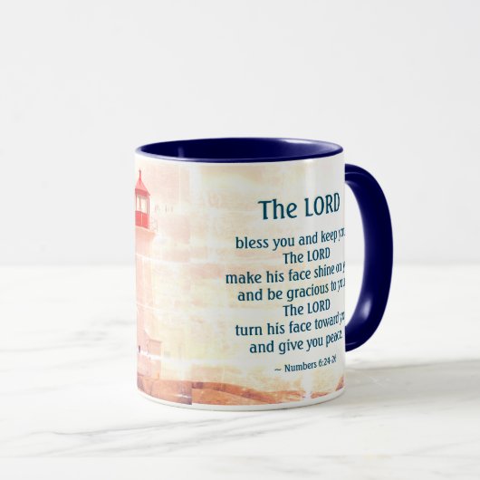 Nummers 6 24-26 The Lord Bless You, Lighthouse Mok (Voorkant rechts)