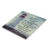 Nummers 6 24-26 The Lord Bless You, Lighthouse Tegeltje (Zijkant)