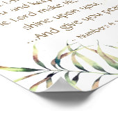 Nummers 6 24-26 The Lord Bless You Tropical Palm Poster (Hoek)