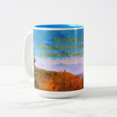 Nummers 6:24-26 tweekleurige koffiemok (Voorkant links)