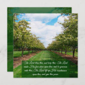 Nummers 6:24-26 Vlakke Kaart (Voorkant / Achterkant)